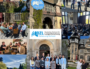 Collage mit Eindrücken DZL DataLung Symposium 2026